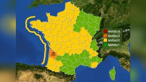 La Gironde est placée en vigilance orange par Météo-France, le 26 novembre 2019.