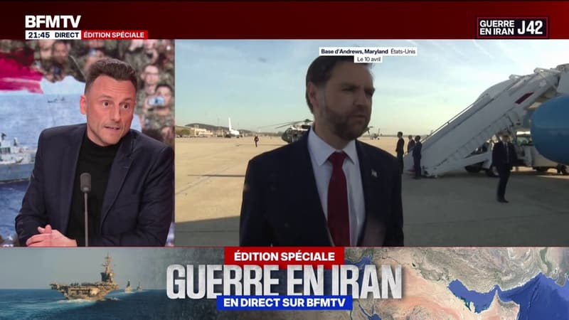 En route pour Islamabad, JD Vance, vice-président des États-Unis, fait escale à Paris