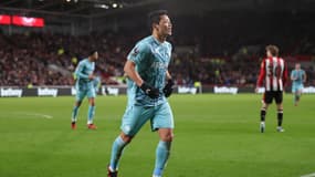 Hwang lors de Brentford-Wolverhampton, le 27 décembre 2023