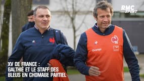 XV de France: Galthié et le staff des Bleus en chômage partiel