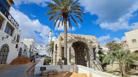 L'Arc romain de Marc Aurèle dans la médina de Tripoli