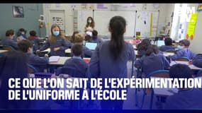 Ce que l'on sait de l'expérimentation de l'uniforme à l'école