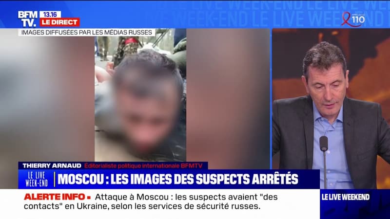 Des médias russes dévoilent les images des interrogatoires des quatre assaillants arrêtés