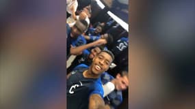 Après la finale, Kimpembe et les Bleus reprennent un tube de Naza dans le vestiaire