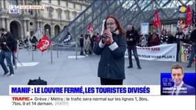 Réforme des retraites: des manifestants bloquent l'accès au Louvre, le musée fermé pour la journée