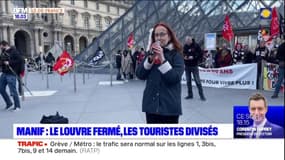 Réforme des retraites: des manifestants bloquent l'accès au Louvre, le musée fermé pour la journée