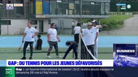 Gap: des jeunes de quartiers défavorisés initiés au tennis