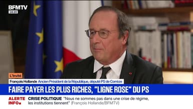 Taxe Zucman: pour François Hollande, ancien président de la République, "il n'y a aucun fétichisme" avec cette taxe