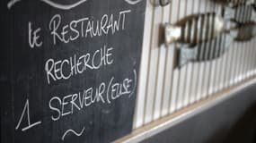 L'annonce d'un restaurant à la recherche d'un serveur, le 25 mai 2022 à Plouezoc'h