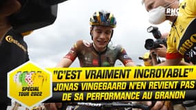 Tour de France (E11) : "C'est vraiment incroyable", se réjouit le nouveau maillot jaune Vingegaard