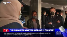 Cette mère déplore le manque de mixité dans son quartier auprès d'Emmanuel Macron