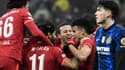 La joie de Liverpool face à l'Inter, à Milan le 16 février 2022