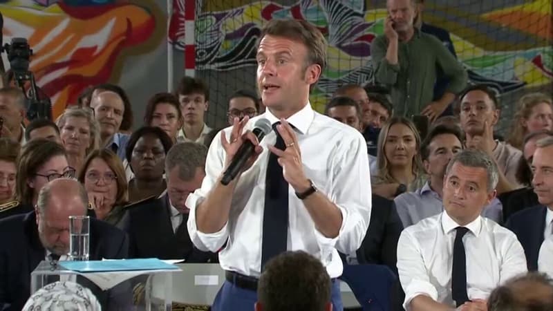 À Marseille, Emmanuel Macron annonce la mise en place du collège de 8h à 18h dans les quartiers prioritaires de la politique de la ville