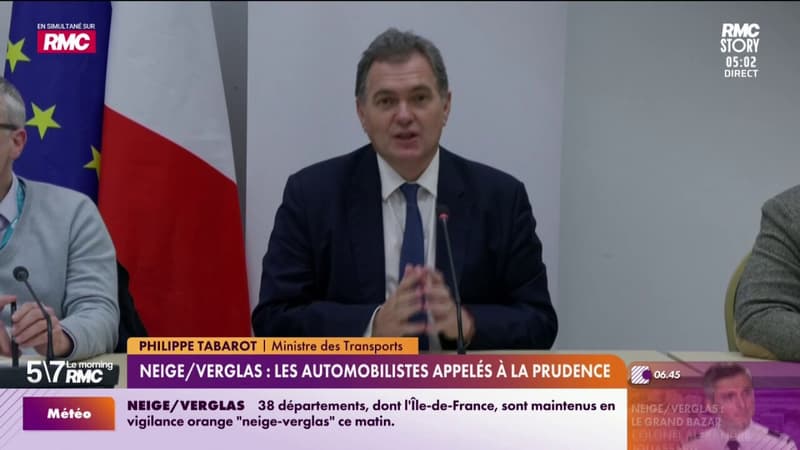 Neige/verglas : Les automobilistes appelés à la prudence
