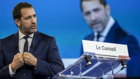 Le délégué général de LREM Christophe Castaner, le 18 novembre 2017 à Lyon