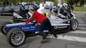 Une des voitures électriques qui s'élancera ce samedi pour le premier Grand prix de Formule E de Paris.