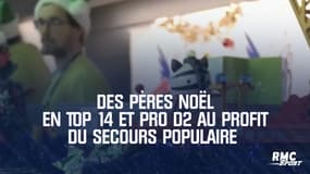 Des Pères Noël en Top 14 et Pro D2 au profit du Secours populaire