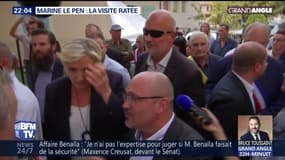 Marine Le Pen, la visite ratée