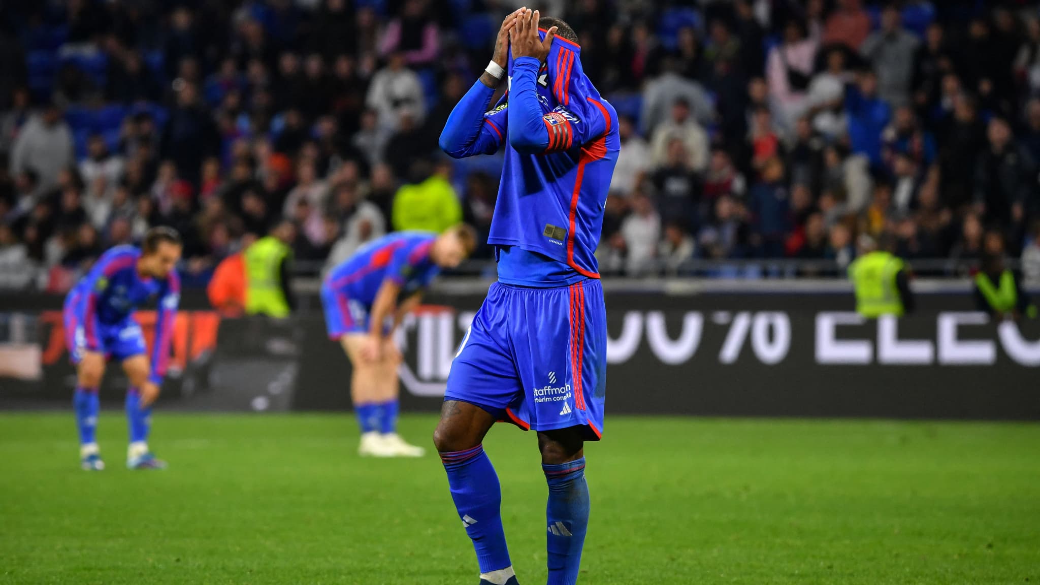 Alexandre Lacazette lors d'OL-Clermont, le 22 octobre 2023