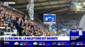 Ligue 1: la billetterie ouverte pour le match du Racing club de Strasbourg contre l'OL