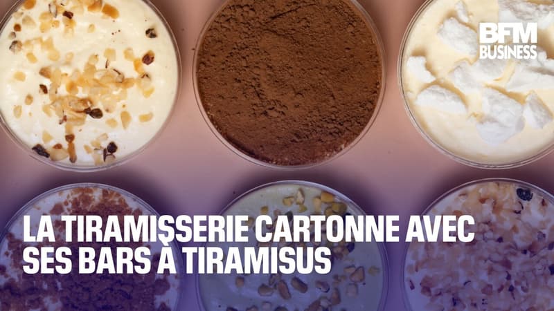 La Tiramisserie cartonne avec ses bars à tiramisus
