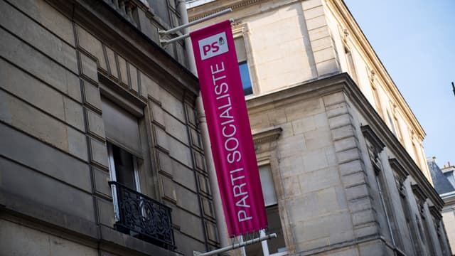 Le siège du Parti socialiste, rue de Solférino à Paris.