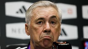 Carlo Ancelotti en conférence de presse, le 10 janvier 2023