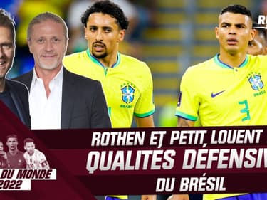 Coupe du monde 2022 : Rothen et Petit trouvent le Brésil "très solide défensivement"