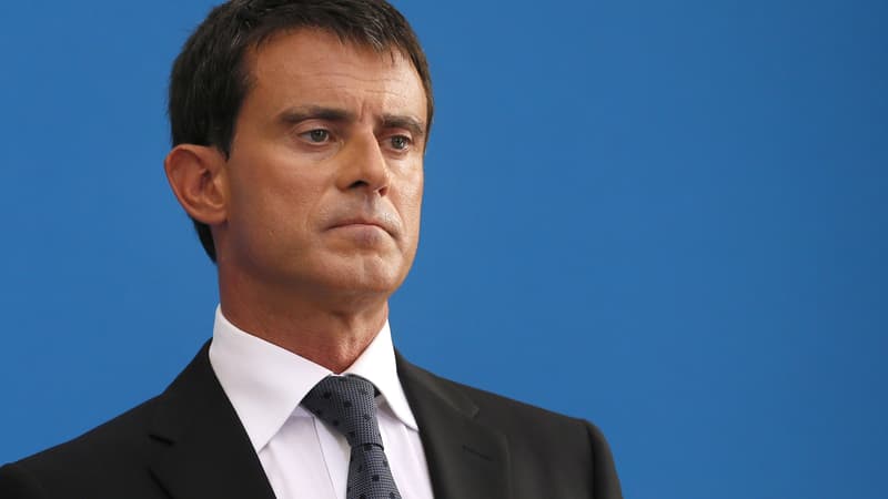 Le Premier ministre Manuel Valls le 29 août 2014, à Paris.