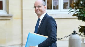 Jean-Michel Blanquer au Palais de l'Elysée (Paris), le 19 avril 2018