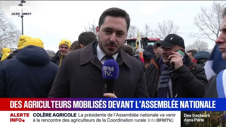 Yaël Braun-Pivet va venir à la rencontre des agriculteurs présents devant l'Assemblée