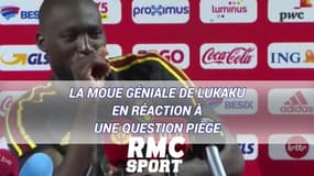 La moue géniale de Lukaku en réaction à une question piège sur la Belgique et Manchester United