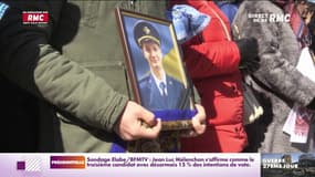 Les funérailles d'un soldat ukrainien