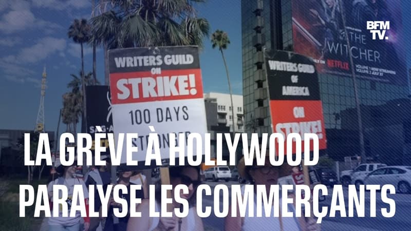 La grève à Hollywood entre dans son 100ème jour et paralyse les commerçants de Californie