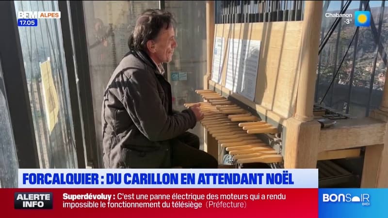 Forcalquier: le carillon retentit en attendant Noël