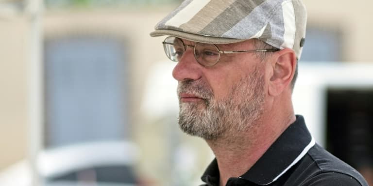 L'ex-ministre de l'Education et candidat aux législatives dans la quatrième circonscription Jean-Michel Blanquer, le 22 mai 2022 à Amilly (Loiret)