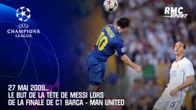 27 mai 2009... Le but de la tête de Messi lors de la finale de C1 Barça - Man United