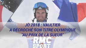 JO 2018 : Vaultier a décroché son titre olympique "au prix de la sueur"