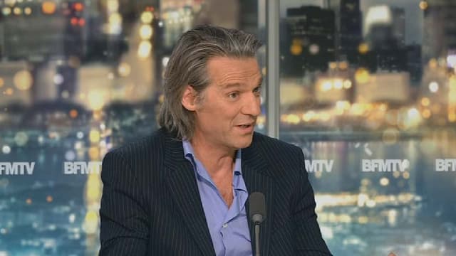 Le comédien et musicien Yvan Le Bolloc'h, sur le plateau de Nathalie Lévy lundi 8 juin.