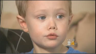 Dylan, 4 ans, es tombé du troisième étage