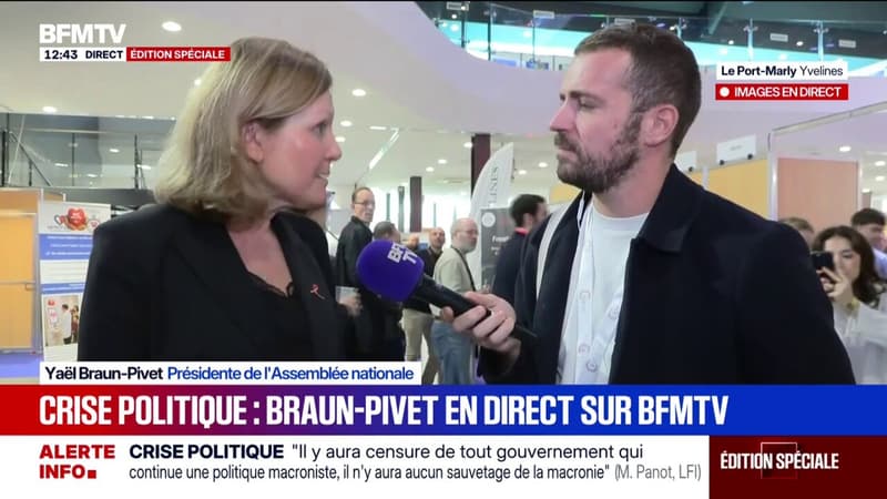 Yaël Braun-Pivet, présidente de l'Assemblée nationale: 