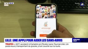 Lille: "Entourage", une application pour aider les sans-abris