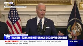 "L'accord qui a permis ces libérations est une prouesse en termes de diplomatie et d'amitié": Joe Biden réagit à l'échange de prisonniers avec la Russie 