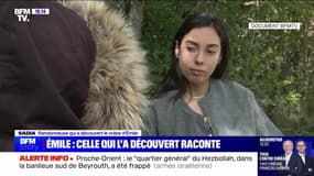 Story 4 : Affaire Émile, celle qui a découvert le corps raconte - 27/09