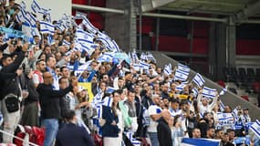 Des supporters d'Israël en Italie le 9 septembre 2024