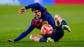 Pedri lors du match du Barça contre le Betis Séville le 5 avril 2025