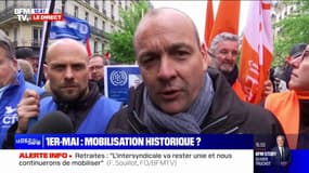 "Un 1er-Mai historique": Laurent Berger parle d'une "très grosse mobilisation"