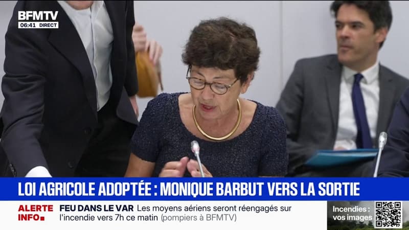 Loi d'urgence agricole: la ministre de la Transition écologique Monique Barbut va présenter sa démission