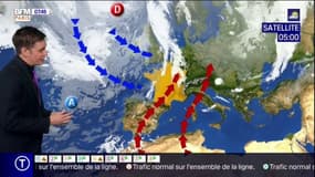 Météo : jusqu'à 10°C de moins en début d'après-midi, par rapport à hier