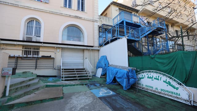 La mosquée Al Madina Al Mounawara à Cannes, fermée le 12 janvier 2022